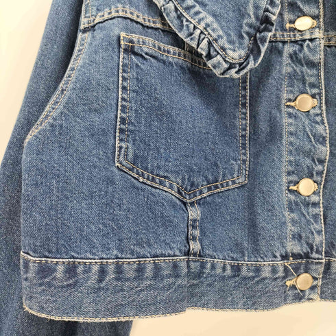 ザラ ZARA ピーターパンカラー デニム ジャケット レディース JPN:M
