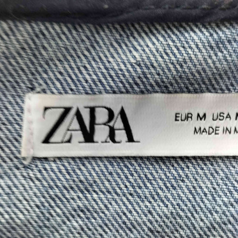 ザラ ZARA ピーターパンカラー デニム ジャケット レディース JPN:M