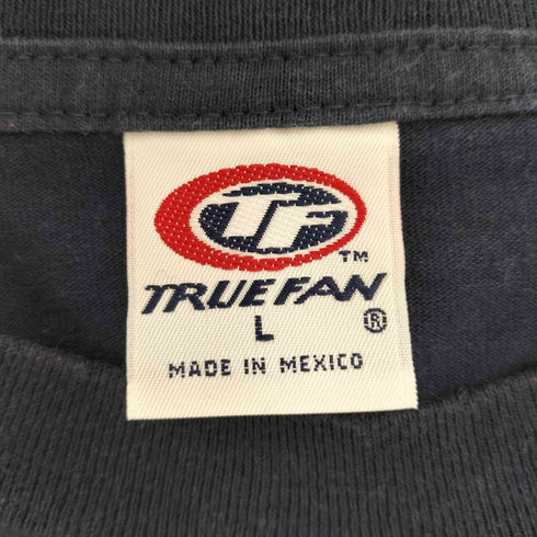 00S TRUE FAN メキシコ製 MLB ベースボールチームロゴ プリント クルーネックTシャツ 2001年製 メンズ import:L