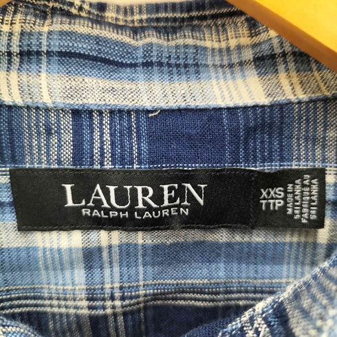 ローレンラルフローレン LAUREN RALPH LAUREN L/S ボタンダウンシャツ レディース XXS