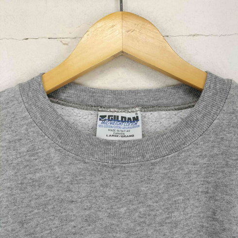 ギルダン GILDAN 90s MADE IN CANADA ロゴプリントスウェット メンズ JPN:L