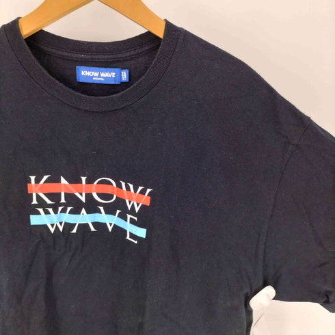 ノーウェーブ KNOW WAVE Chest Logo T-Shirt チェスト ロゴ Tシャツ メンズ import:XL