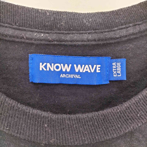 ノーウェーブ KNOW WAVE Chest Logo T-Shirt チェスト ロゴ Tシャツ メンズ import:XL