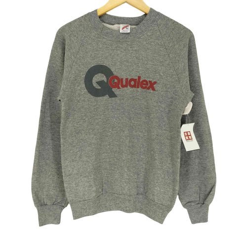 ジャージーズ JERZEES 80s MADE IN USA QUALEXラバープリント ラグランスウェット メンズ JPN:S