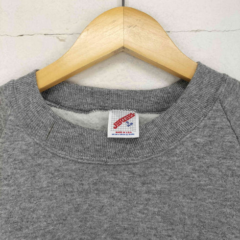 ジャージーズ JERZEES 80s MADE IN USA QUALEXラバープリント ラグランスウェット メンズ JPN:S