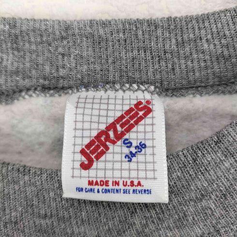 ジャージーズ JERZEES 80s MADE IN USA QUALEXラバープリント ラグランスウェット メンズ JPN:S