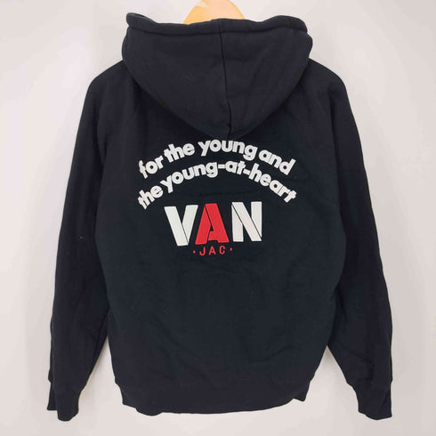 ヴァンヂャケット VAN JAC スウェット ジップパーカー 背面ワッペンロゴ メンズ import:M