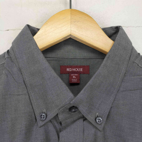 RED HOUSE 企業刺繍ロゴ ボタンダウンS/S シャツ メンズ JPN:XL