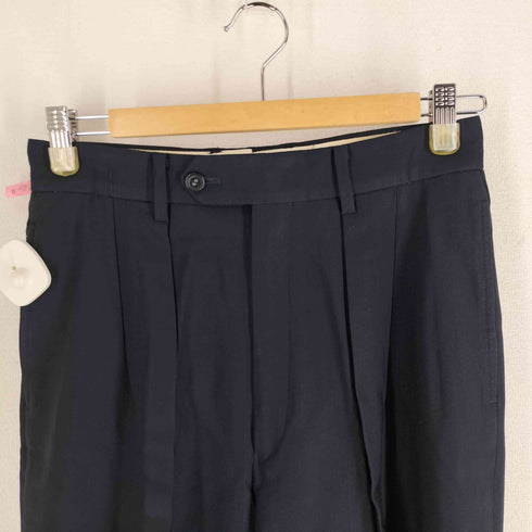 エンポリオアルマーニ EMPORIO ARMANI 80-90s 2タック ウール100 テーパード スラックス メンズ 33