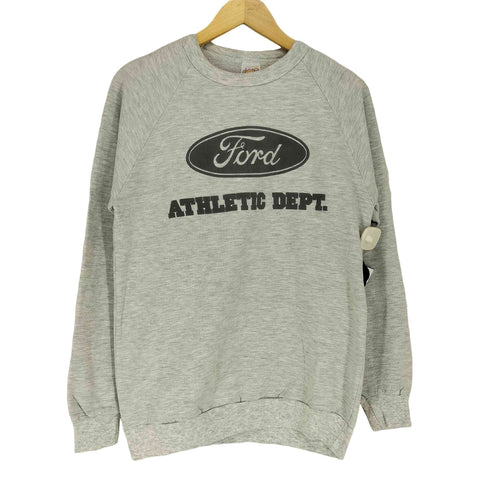 アローレ ALORE MADE IN USA 企業ロゴ 3Dラバープリント ラグランスウェット メンズ JPN:L