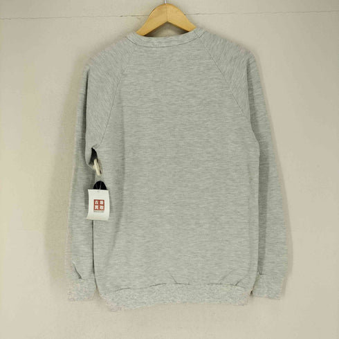 アローレ ALORE MADE IN USA 企業ロゴ 3Dラバープリント ラグランスウェット メンズ JPN:L