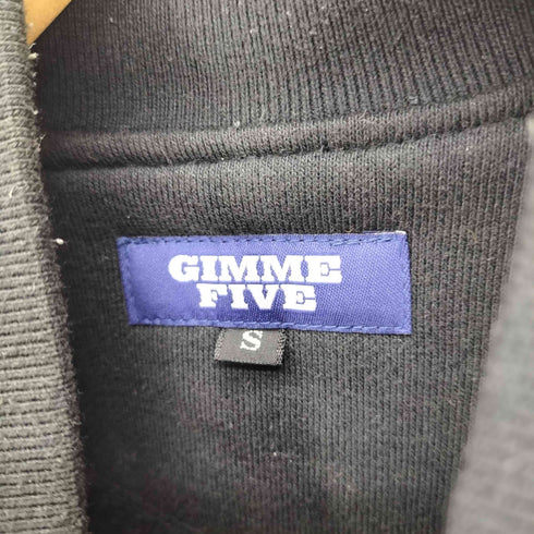 ギミーファイブ gimme five ロゴワッペン バイカラー スタジアムジャケット スタジャン メンズ import:S