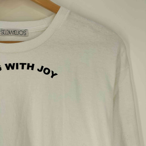 SELENAHELIOS フロント アームプリント 長袖Tシャツ レディース FREE