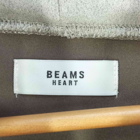 ビームスハート BEAMS HEART スウェード フーディー プルオーバーパーカー レディース