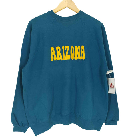 ヘインズ Hanes Her Way ARIZONAフロントプリントラグランスウェット メンズ JPN:XL