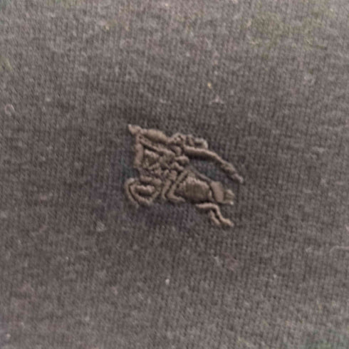 バーバリーロンドン BURBERRY LONDON ロゴ 刺繍 裏地 ノバチェック ハイネック カットソー レディース 160A