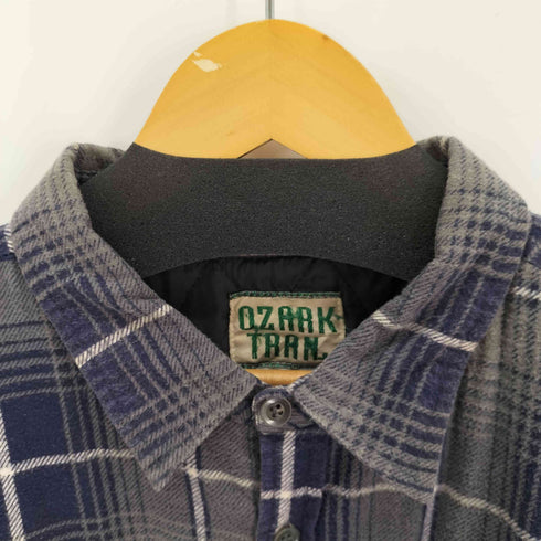 オザークトレイル OZARK TRAIL 90S ダブルポケットチェックシャツジャケット 裏地キルティング ビッグサイズ メンズ 3XL
