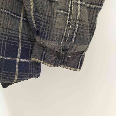 オザークトレイル OZARK TRAIL 90S ダブルポケットチェックシャツジャケット 裏地キルティング ビッグサイズ メンズ 3XL