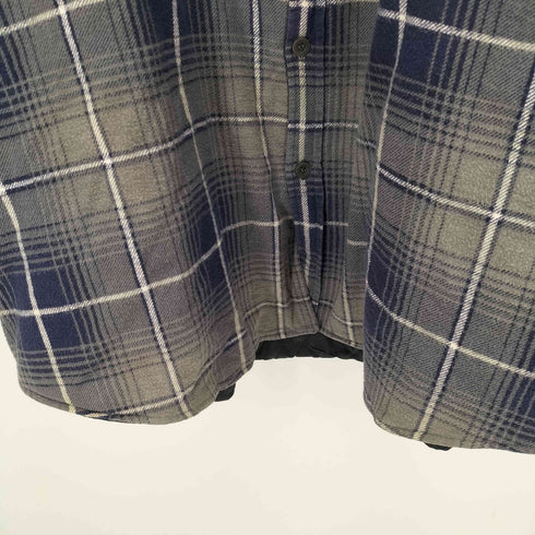 オザークトレイル OZARK TRAIL 90S ダブルポケットチェックシャツジャケット 裏地キルティング ビッグサイズ メンズ 3XL