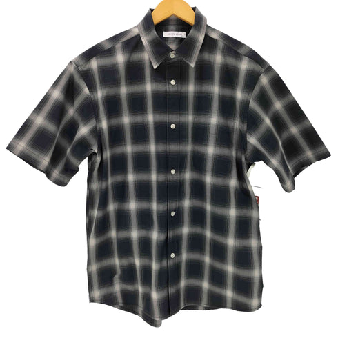 フリークスストア FREAKS STORE リラックスフィット ショートスリーブ レギュラーカラー オンブレチェックシャツ メンズ JPN:M