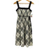 バーバリーブルーレーベル BURBERRY BLUE LABEL 白ノバチェック ノースリーブ ワンピース レディース EUR:38