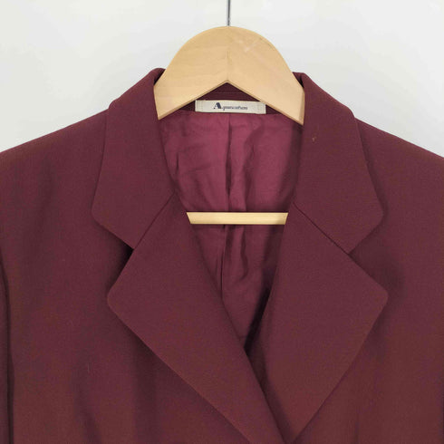 アクアスキュータム AQUASCUTUM 90S 日本製 ダブルブレスト テーラードジャケット レディース 9