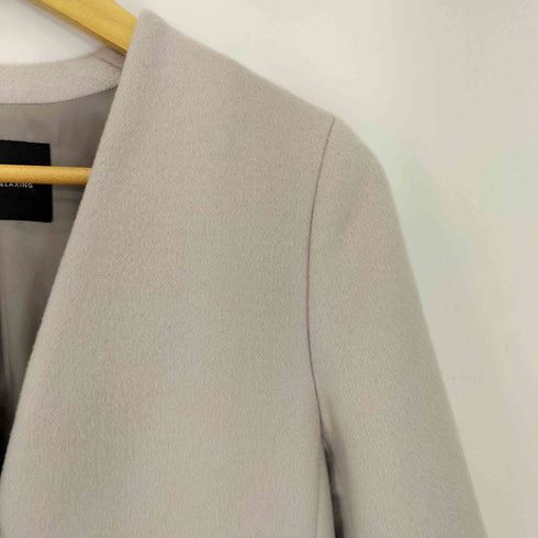 ユナイテッドアローズグリーンレーベルリラクシング UNITED ARROWS green label relaxing 21aw W/N ノーラペル コート レディース 38