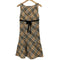 バーバリーブルーレーベル BURBERRY BLUE LABEL ノバチェック ベルベットリボン ノースリーブ ワンピース レディース EUR:38