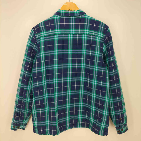エルエルビーン L.L.Bean POLARTEC 裏地中綿 L/S チェックシャツ レディース import:M
