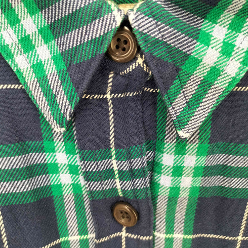 エルエルビーン L.L.Bean POLARTEC 裏地中綿 L/S チェックシャツ レディース import:M