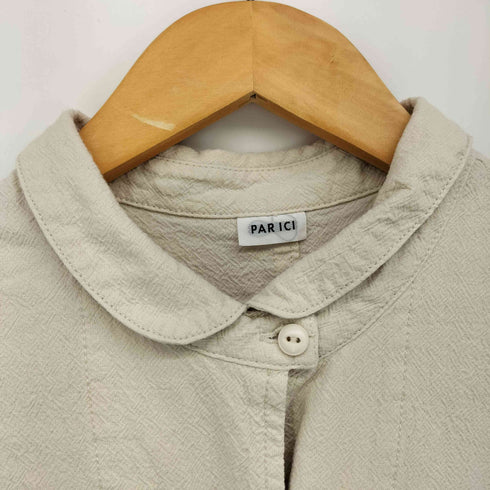 パーリッシィ PAR ICI 21SS シボコットン L/S チャイナ シャツ レディース FREE