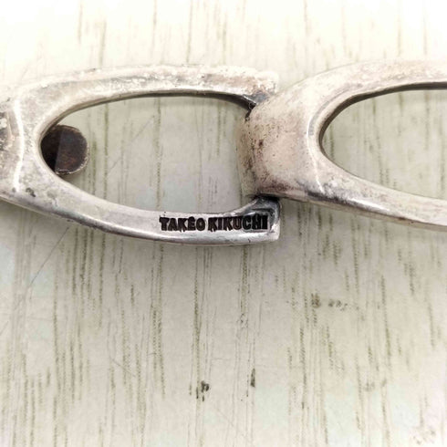 タケオキクチ TAKEO KIKUCHI 925刻印 デザインブレスレット メンズ