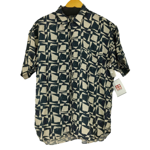 ジュンメン JUN MEN レーヨンシルク混 総柄 S/S 開襟シャツ メンズ JPN:M