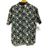 ジュンメン JUN MEN レーヨンシルク混 総柄 S/S 開襟シャツ メンズ JPN:M