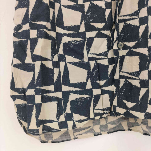 ジュンメン JUN MEN レーヨンシルク混 総柄 S/S 開襟シャツ メンズ JPN:M