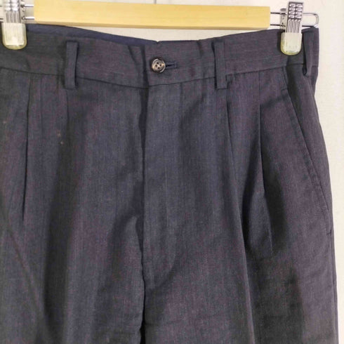 コムデギャルソンオムドゥ COMME des GARCONS HOMME DEUX 80S 90S 3タック ウール100 テーパードパンツ メンズ JPN:S