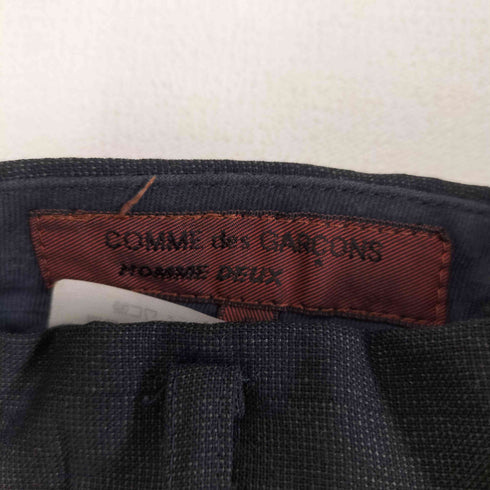 コムデギャルソンオムドゥ COMME des GARCONS HOMME DEUX 80S 90S 3タック ウール100 テーパードパンツ メンズ JPN:S