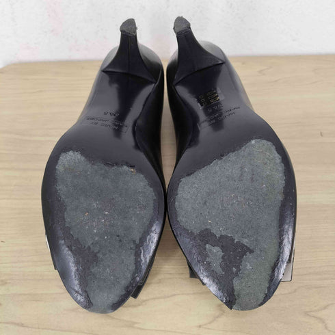 マークバイマークジェイコブス Marc by Marc Jacobs レザーフラワー装飾 ヒールパンプス レディース 36.5