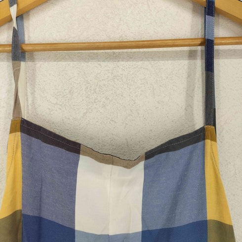 ワイズビス Ys bis 90~00S チェック柄エプロンワンピース レディース