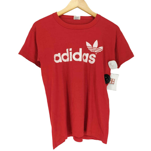アディダス adidas 80S~ MADE IN USA 両面ロゴプリント半袖Tシャツ メンズ JPN:S