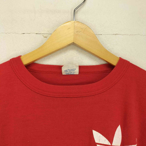 アディダス adidas 80S~ MADE IN USA 両面ロゴプリント半袖Tシャツ メンズ JPN:S