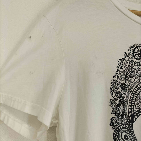 アレキサンダーマックイーン Alexander McQueen スカルプリント半袖Tシャツ メンズ JPN:M