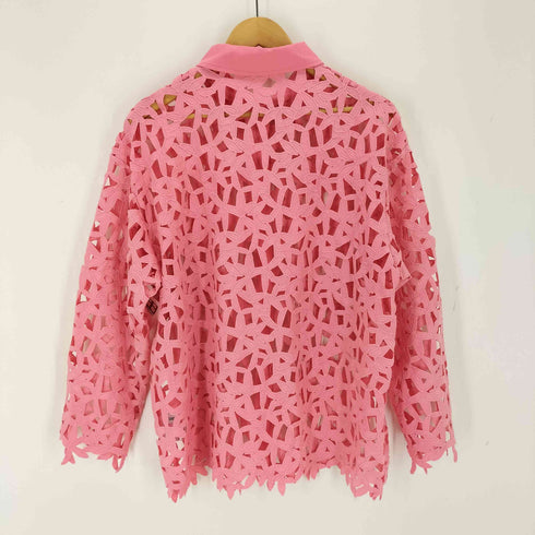 ミエット miette カットワーク オーバーサイズシャツ レース レディース FREE