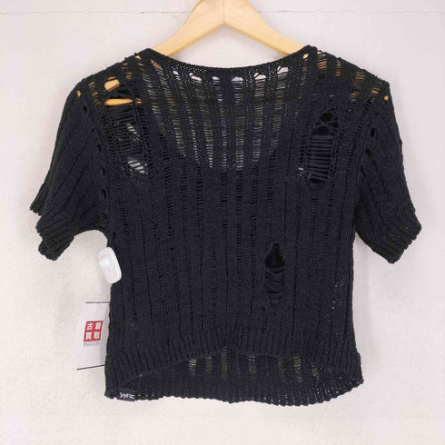 エックスガール X-girl 24ss DISTRESSED TAPE YARN KNIT TOP レディース ONE SIZE