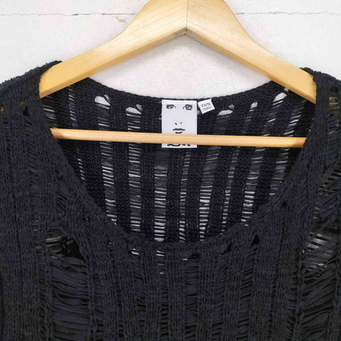 エックスガール X-girl 24ss DISTRESSED TAPE YARN KNIT TOP レディース ONE SIZE
