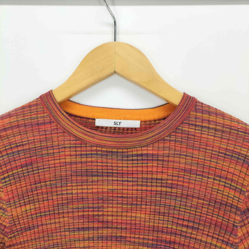 スライ SLY SIDE BUTTON GRADATION トップス レディース FREE