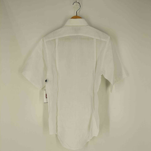 ランズエンド LANDS END 90S 半袖リネンシャツ メンズ JPN:M
