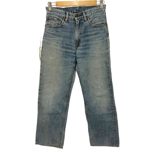 リーバイス Levis 502 ボタン裏J22 日本製 ジップフライテーパードデニムパンツ レディース W29L34