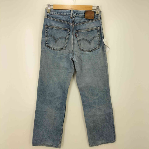リーバイス Levis 502 ボタン裏J22 日本製 ジップフライテーパードデニムパンツ レディース W29L34