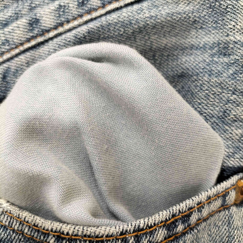 リーバイス Levis 502 ボタン裏J22 日本製 ジップフライテーパードデニムパンツ レディース W29L34